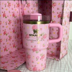 LoveShackFancy Ibiza Sunset 20 oz Stanley Quencher NWT